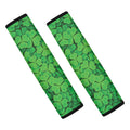 Green Clover St. Patrick's Day Print Car Seat Belt Covers
