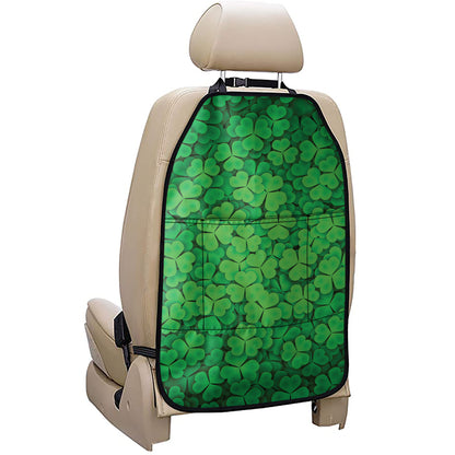 Green Clover St. Patrick's Day Print Car Seat Organizers