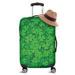 Green Clover St. Patrick's Day Print Luggage Cover