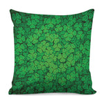 Green Clover St. Patrick's Day Print Pillow Cover
