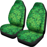 Green Clover St. Patrick's Day Print Universal Fit Car Seat Covers