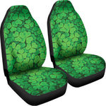 Green Clover St. Patrick's Day Print Universal Fit Car Seat Covers