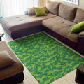 Green Digital Camo Pattern Print Floor Mat