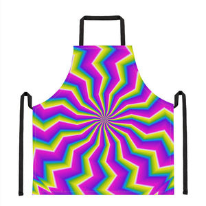 Green Dizzy Moving Optical Illusion Apron