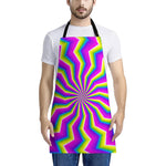 Green Dizzy Moving Optical Illusion Apron