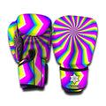 Green Dizzy Moving Optical Illusion Boxing Gloves