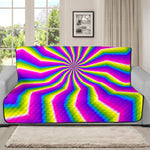 Green Dizzy Moving Optical Illusion Futon Protector