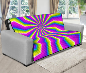 Green Dizzy Moving Optical Illusion Futon Protector