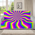 Green Dizzy Moving Optical Illusion Futon Protector