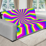 Green Dizzy Moving Optical Illusion Futon Protector