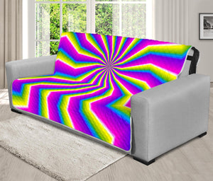 Green Dizzy Moving Optical Illusion Futon Protector