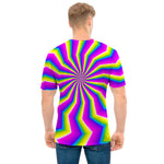 Green Dizzy Moving Optical Illusion Men's T-Shirt