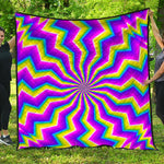 Green Dizzy Moving Optical Illusion Quilt