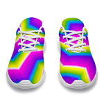 Green Dizzy Moving Optical Illusion Sport Shoes GearFrost