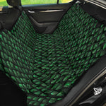 Green Dragon Scales Pattern Print Pet Car Back Seat Cover