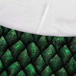 Green Dragon Scales Pattern Print Sofa Cover