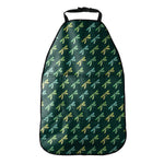 Green Dragonfly Pattern Print Car Seat Organizers