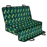 Green Dragonfly Pattern Print Pet Car Back Seat Cover