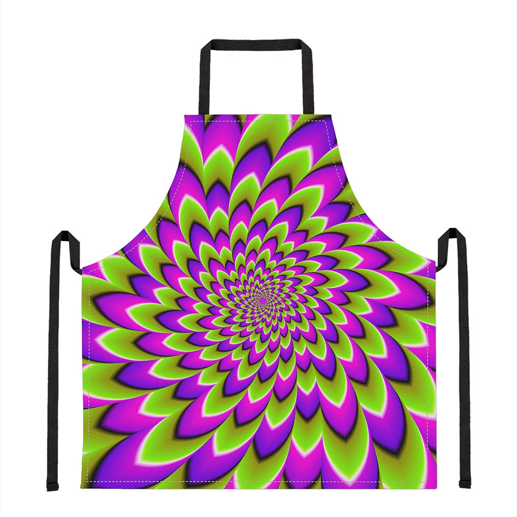 Green Expansion Moving Optical Illusion Apron