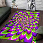 Green Expansion Moving Optical Illusion Area Rug GearFrost