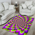Green Expansion Moving Optical Illusion Area Rug GearFrost