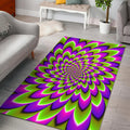 Green Expansion Moving Optical Illusion Floor Mat