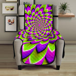 Green Expansion Moving Optical Illusion Armchair Protector