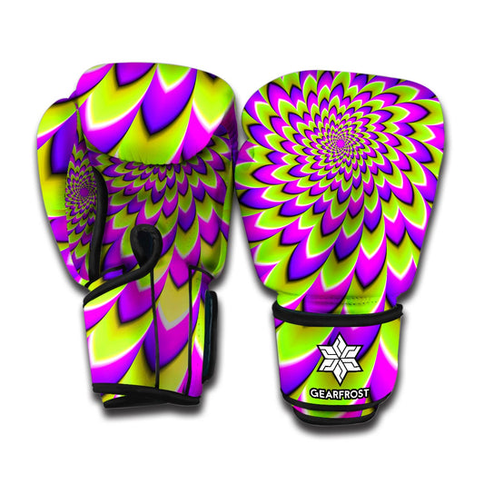 Green Expansion Moving Optical Illusion Boxing Gloves