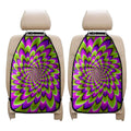 Green Expansion Moving Optical Illusion Car Seat Organizers