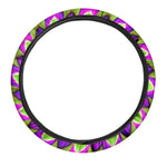 Green Expansion Moving Optical Illusion Car Steering Wheel Cover