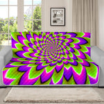 Green Expansion Moving Optical Illusion Futon Protector