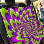 Green Expansion Moving Optical Illusion Pet Car Back Seat Cover
