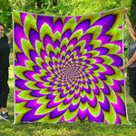 Green Expansion Moving Optical Illusion Quilt