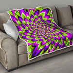 Green Expansion Moving Optical Illusion Quilt
