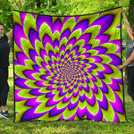 Green Expansion Moving Optical Illusion Quilt