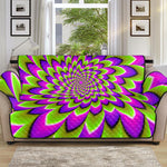 Green Expansion Moving Optical Illusion Sofa Protector