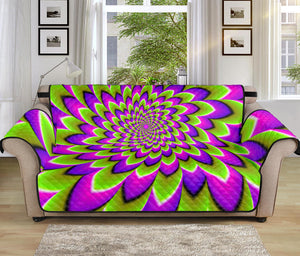 Green Expansion Moving Optical Illusion Sofa Protector