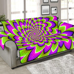 Green Expansion Moving Optical Illusion Sofa Protector