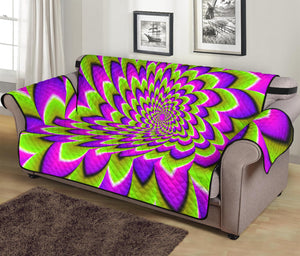 Green Expansion Moving Optical Illusion Sofa Protector