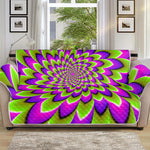 Green Expansion Moving Optical Illusion Sofa Protector