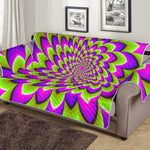 Green Expansion Moving Optical Illusion Sofa Protector