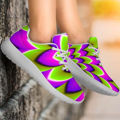 Green Expansion Moving Optical Illusion Sport Shoes GearFrost