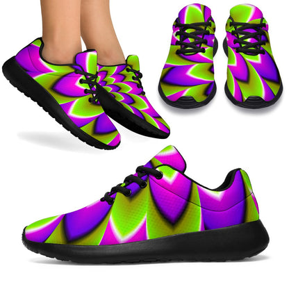 Green Expansion Moving Optical Illusion Sport Shoes GearFrost