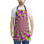 Green Explosion Moving Optical Illusion Apron