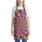 Green Explosion Moving Optical Illusion Apron