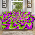 Green Explosion Moving Optical Illusion Sofa Protector