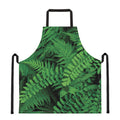 Green Fern Leaf Print Apron