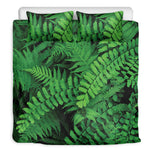 Green Fern Leaf Print Duvet Cover Bedding Set