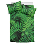 Green Fern Leaf Print Duvet Cover Bedding Set