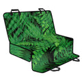 Green Fern Leaf Print Pet Car Back Seat Cover